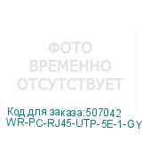 WR-PC-RJ45-UTP-5E-1-GY