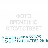 PC-UTP-RJ45-CAT.5E-2M-BK-LSZH