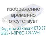 SB2-1-8P8C-C6-WH