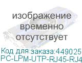 PC-LPM-UTP-RJ45-RJ45-C6a-3M-LSZH-GY