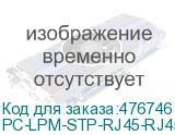 PC-LPM-STP-RJ45-RJ45-C5e-0.5M-LSZH-BL