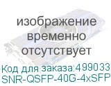 SNR-QSFP-40G-4xSFP+DAC-3