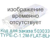 Кабель Digma USB Type-C (m) - USB (m), 1.2м, плоский, в оплетке, 2A, черный / красный (type-c-1.2m-flat-blk) (DIGMA) TYPE-C-1.2M-FLAT-BLK TYPE-C-1.2M-FLAT-BLK