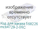 Выключатель автоматический двухполюсный 6А С ВА47-29 4.5кА (EKF) mcb4729-2-06C mcb4729-2-06C