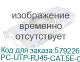 Патч-корд Cabeus PC-UTP-RJ45-CAT.5E-0.3M U/UTP RJ-45 вил.-вилка RJ-45 кат.5E 0.3м серый ПВХ PC-UTP-RJ45-CAT.5E-0.3M