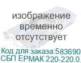 ИБП ЕРМАК Н 850 Лайт линейно-интерактивный, напольный, кнопка с LED светодиодами, 850ВА/480Вт, 12В 4,5Ач * 1, Schuko * 2 шт., AVR, черный пластиковый корпус, Г*Ш*В(мм) 297*101*142, вес 3.9 кг. СБП ЕРМАК 220-220.0.8-14-ВНБ 1111341 СБП ЕРМАК 220-220.0.8-14-ВНБ 1111341
