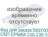 ИБП ЕРМАК ОНЛАЙН 10 Н ПРО, двойного преобразования, 10 кВА / 10 кВт, напольный, 9А-ч * 20 шт, клеммный терминал, ЖК дисплей, EPO, USB порт, RS232 порт, слот карты расширения, черный металлический корпус, Г*Ш*В(мм) 191*491*688, вес 66.5 кг. СБП ЕРМАК 220-220.10-640-Н 2111157 СБП ЕРМАК 220-220.10-640-Н 2111157
