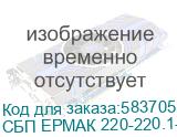 ИБП ЕРМАК ОНЛАЙН 1 Р ПРО, двойного преобразования, 1 кВА / 1 кВт, стоечный 2U, 9А-ч * 3 шт, IEC С13 * 8 (или Schuko * 3), ЖК дисплей, EPO, USB порт, RS232 порт, слот карты расширения, черный металлический корпус, Г*Ш*В(мм) 440*369*86, вес 13.5 кг. СБП ЕРМАК 220-220.1-96-Р 2121127 СБП ЕРМАК 220-220.1-96-Р 2121127
